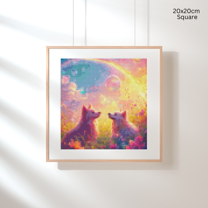 Rainbow Paws & Bubble Dreams: Diamond Painting Collection