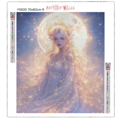 Moonlight Beauty: Diamond Painting Collection
