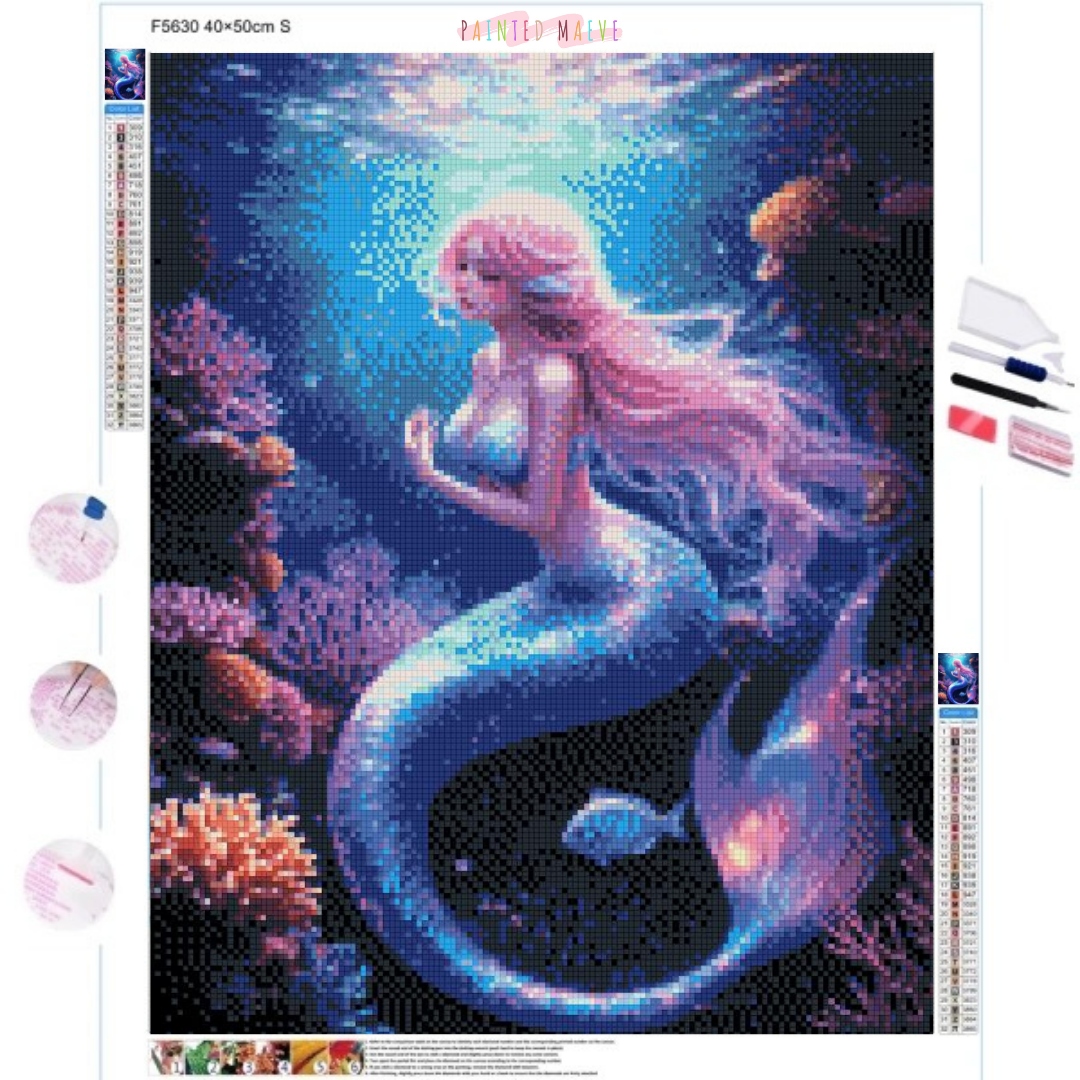 Shimmering Ocean Serenity: Diamond Painting Collection