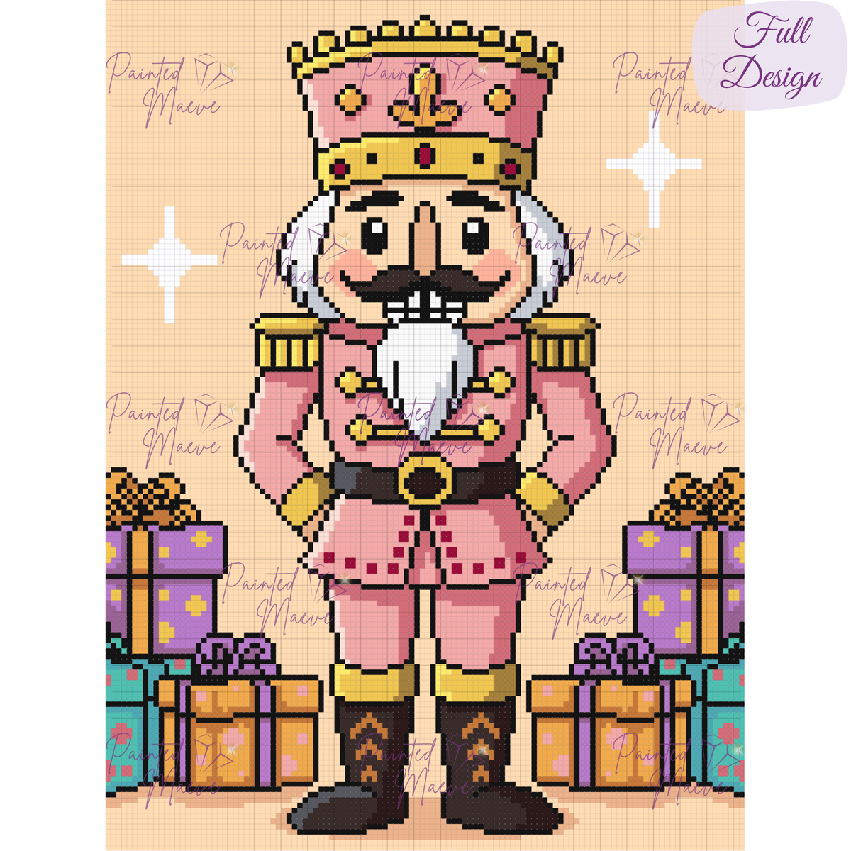 Sugarplum Soldier Hand-Rendered Diamond Painting