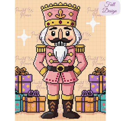 Sugarplum Soldier Hand-Rendered Diamond Painting