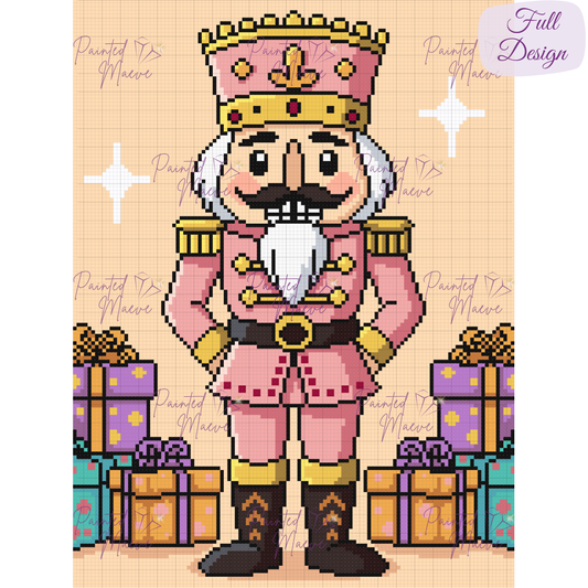 Sugarplum Soldier Hand-Rendered Diamond Painting