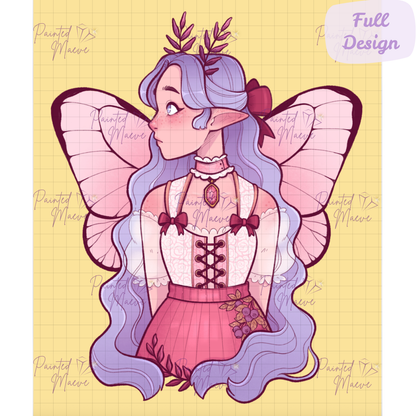 Berryblush Fairy: Hand-Rendered Diamond Painting Collection