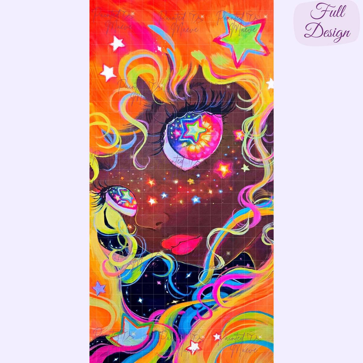 Aria Stargazer Hand-Rendered Diamond Painting