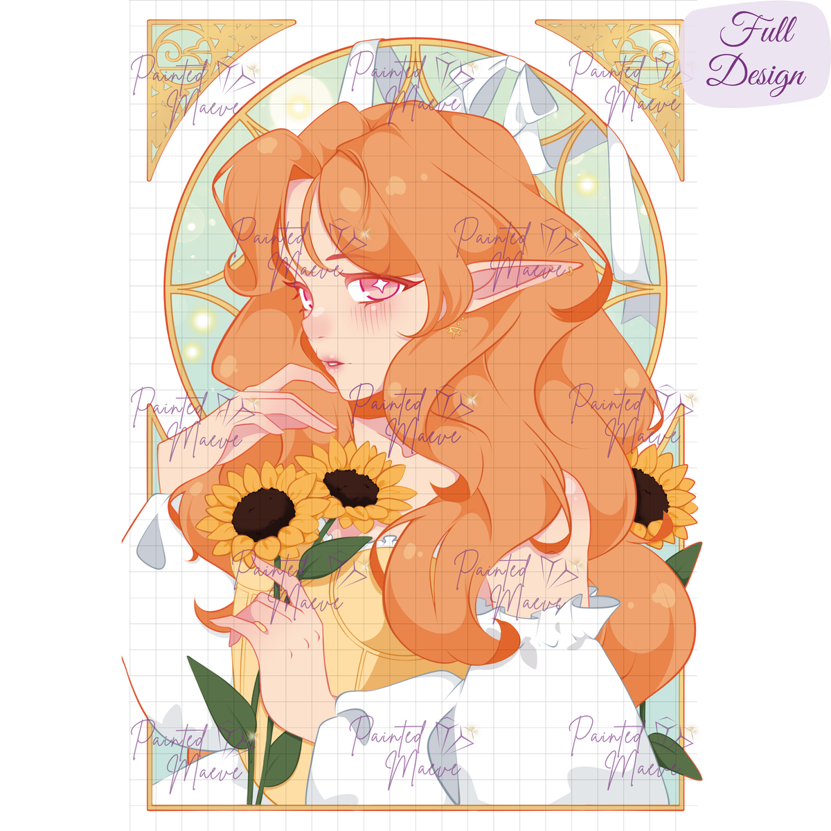 Sunflowers Warmth Hand-Rendered Diamond Painting