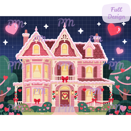 Home of Love: Hand-Rendered Diamond Painting Valentine Collection