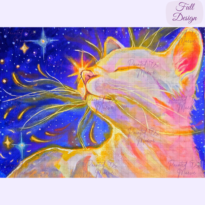 Stargazer Hand-Rendered Diamond Painting