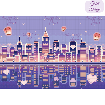 City of Love Hand-Rendered Diamond Painting