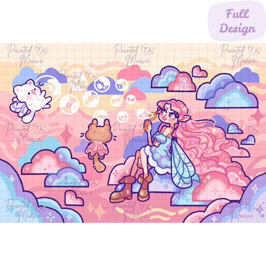 Fairy Bubbles: Hand-Rendered Diamond Painting