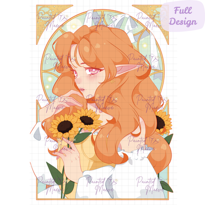 Sunflowers Warmth: Hand-Rendered Diamond Painting