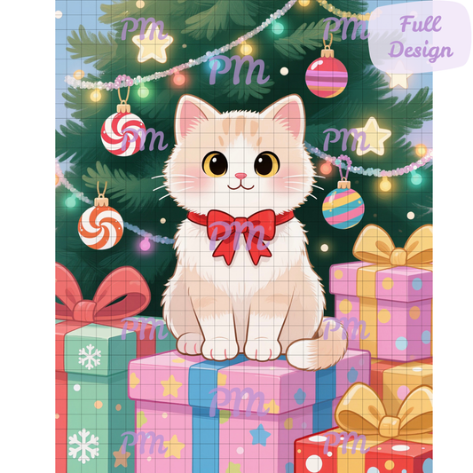 Purr-fect Christmas: Hand-Rendered Diamond Painting Christmas Collection