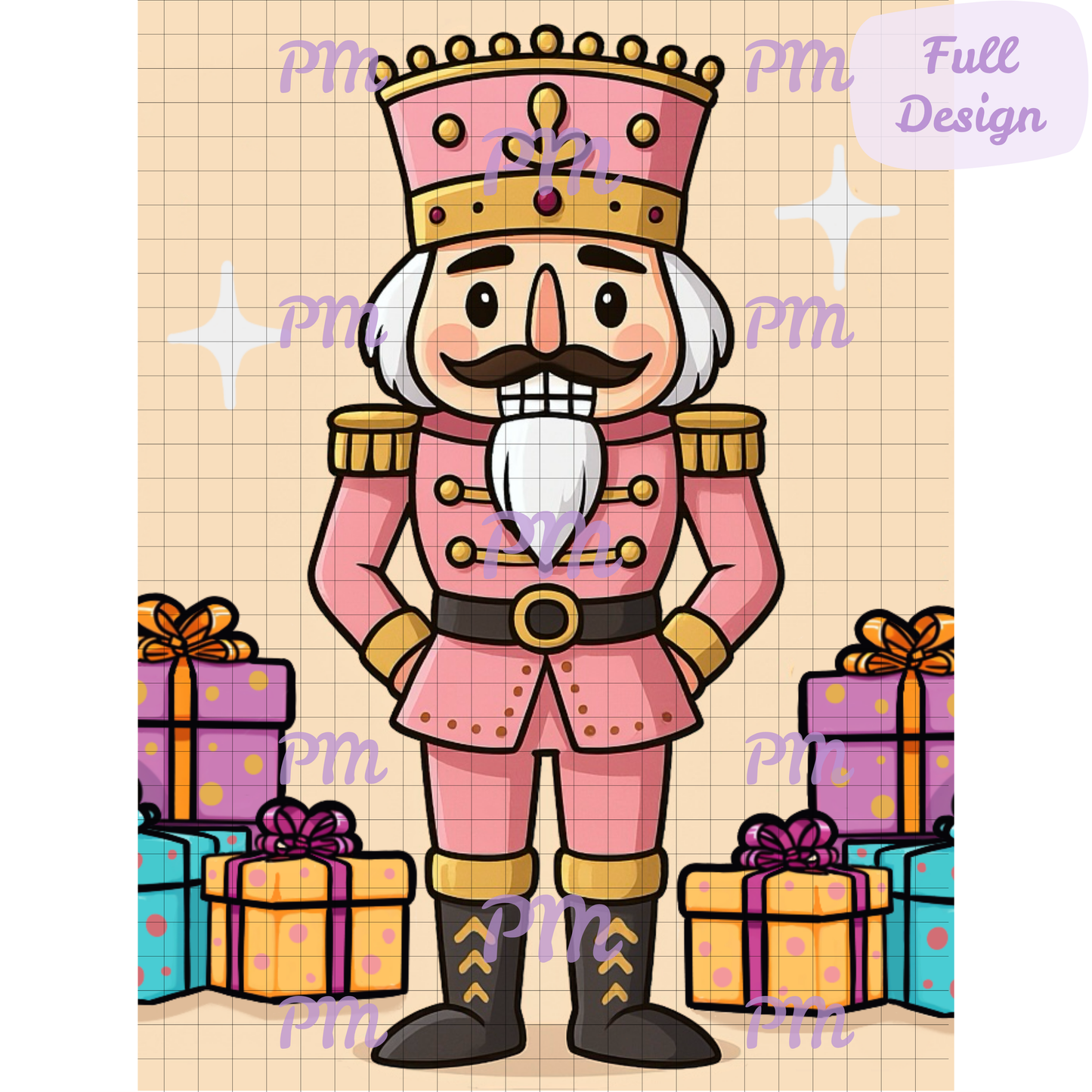 Sugarplum Soldier: Hand-Rendered Diamond Painting Christmas Collection