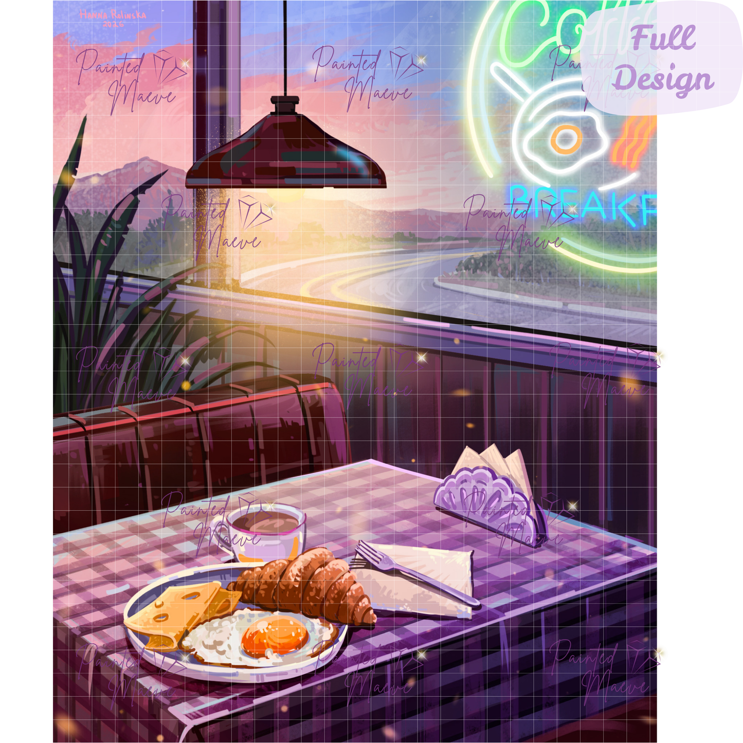 Sunrise Diner: Diamond Painting