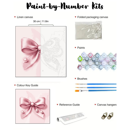 Coquette Bow: Paint-by-Number Mini Collection