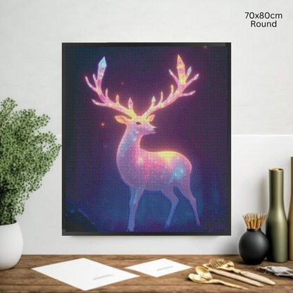 Antler Glow: Diamond Painting Collection