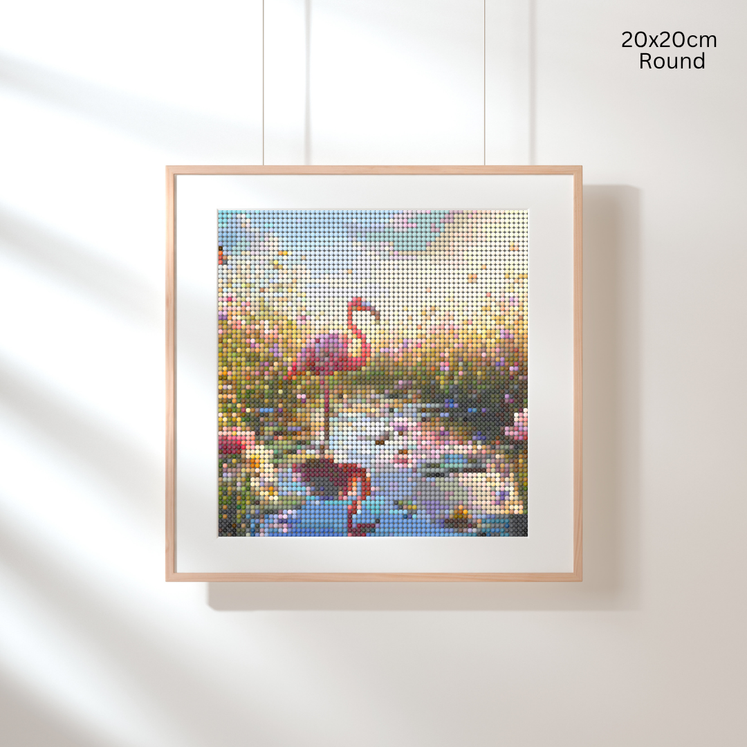 Flamingo Dance: Diamond Painting Collection