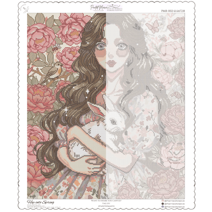 Hop into Spring: Hand-Rendered Diamond Painting Collection