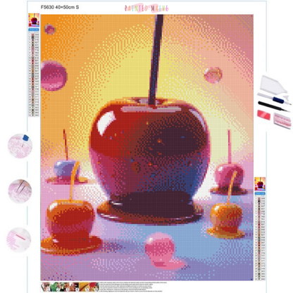 Candy Apples: Diamond Painting Collection