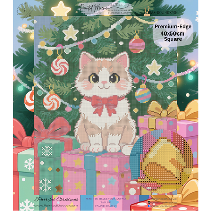 Purr-fect Christmas: Hand-Rendered Diamond Painting Christmas Collection