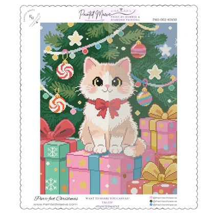 Purr-fect Christmas: Hand-Rendered Diamond Painting Christmas Collection