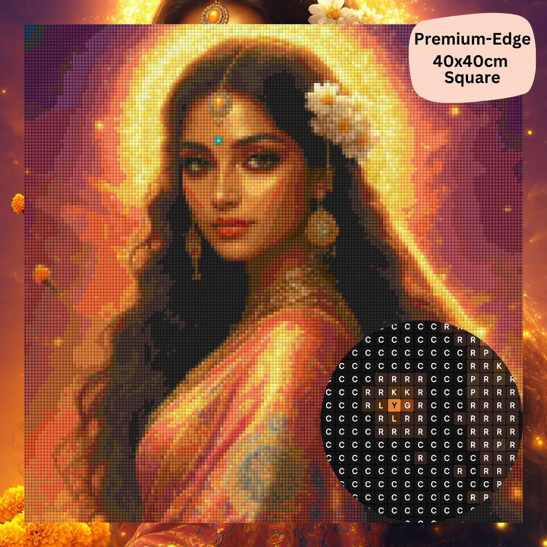 Marigold Goddess: Diamond Painting Collection
