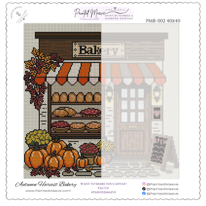 Autumn Harvest Bakery: Hand-Rendered Diamond Painting Collection