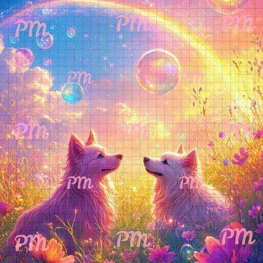 Rainbow Paws & Bubble Dreams: Diamond Painting Collection