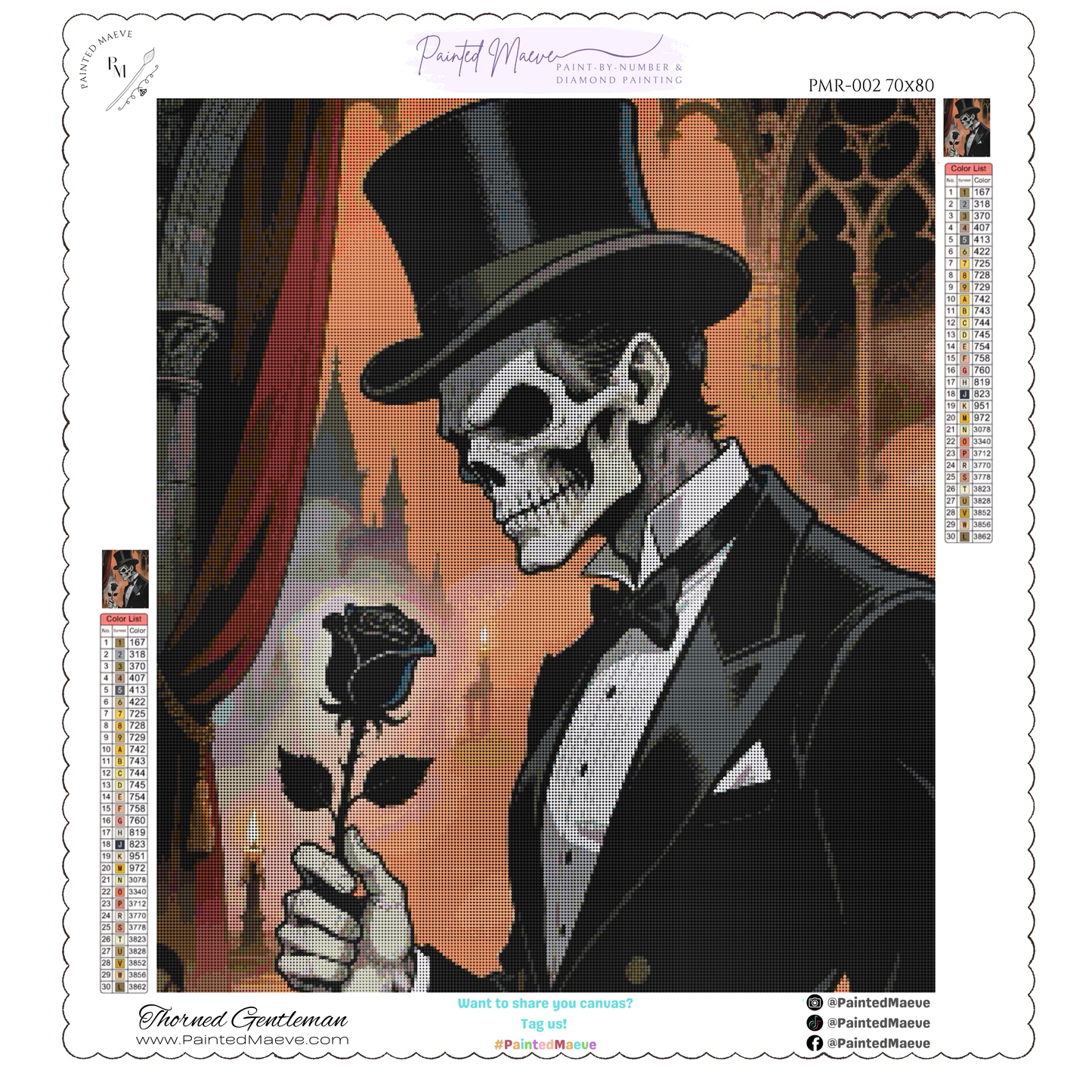 Thorned Gentleman: Diamond Painting Halloween Collection