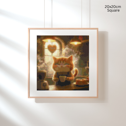 Kitty Barista: Diamond Painting Collection