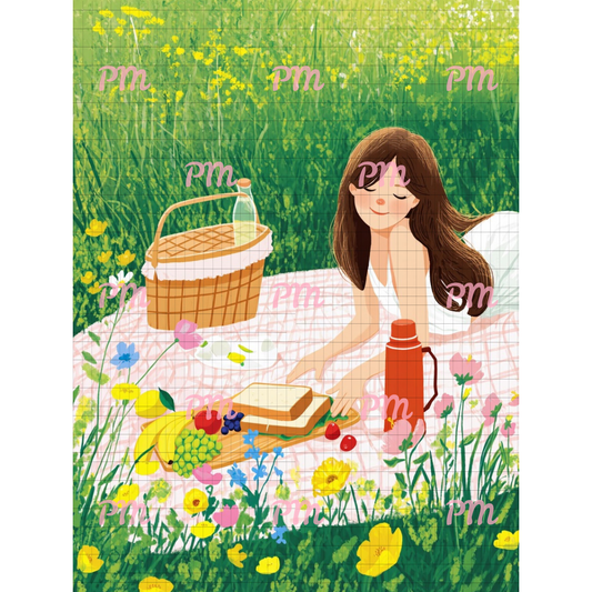 Sunny Picnic Bliss: Diamond Painting Collection