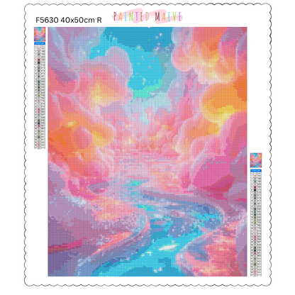 Candy Land River: Diamond Painting Collection