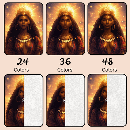 Enchanting Muse: Paint-by-Number Collection (24/36/48 colors | No Frame)