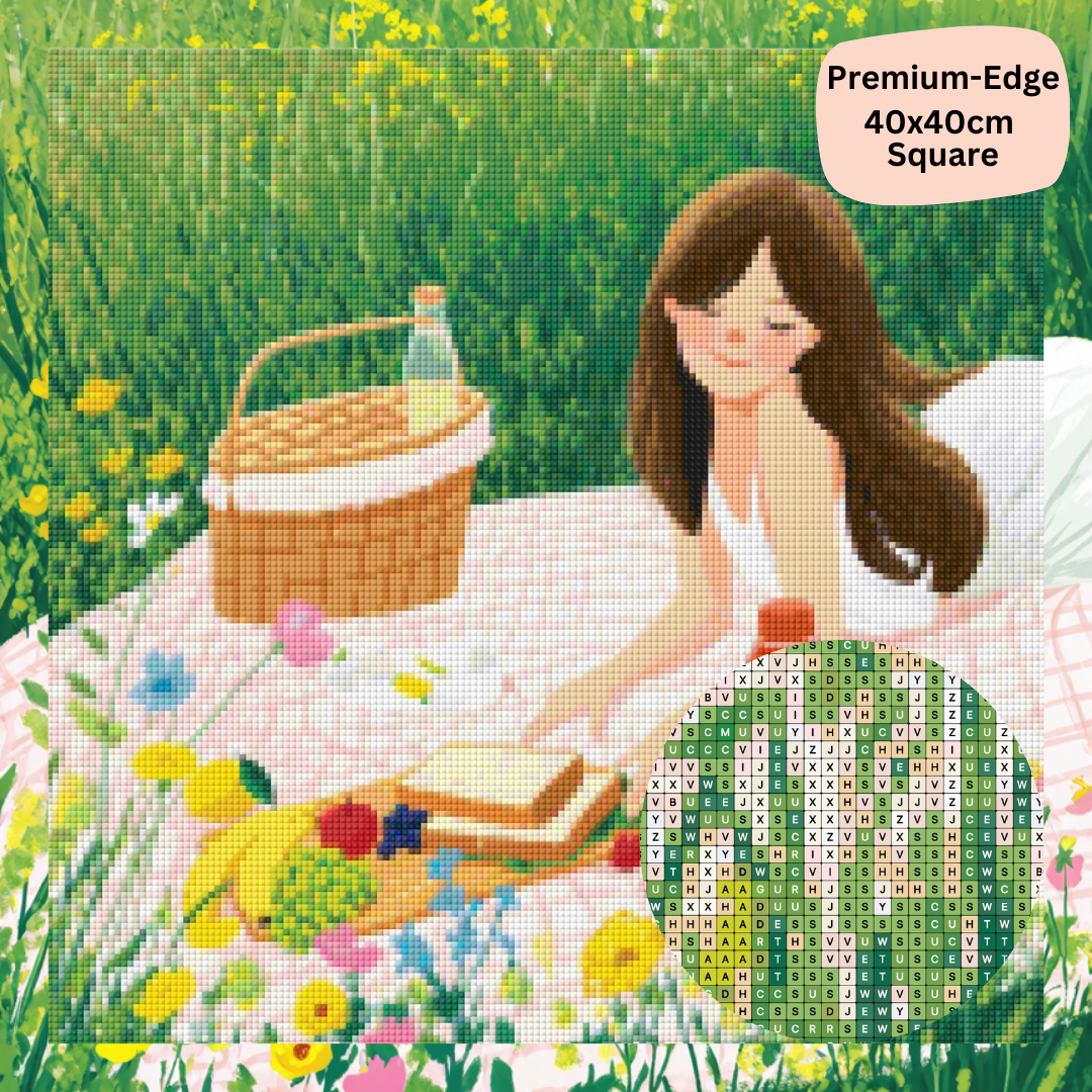 Sunny Picnic Bliss: Diamond Painting Collection