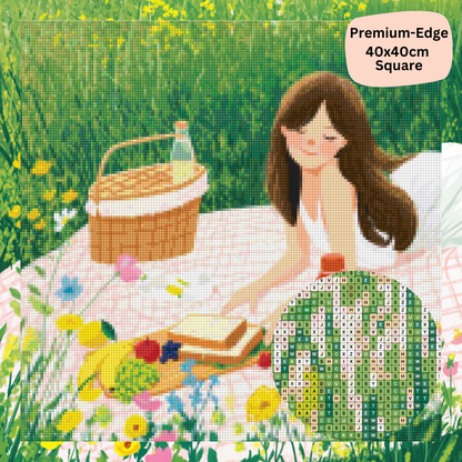 Sunny Picnic Bliss: Diamond Painting Collection