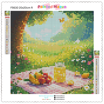 Picnic in the Meadow: Diamond Painting Collection