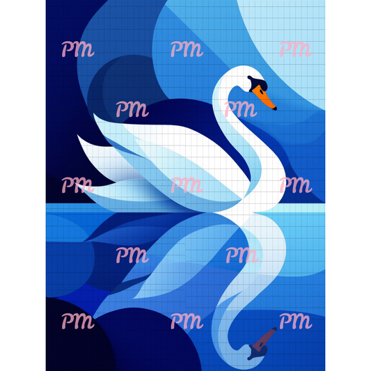 Reflections in Blue: Diamond Painting Collection