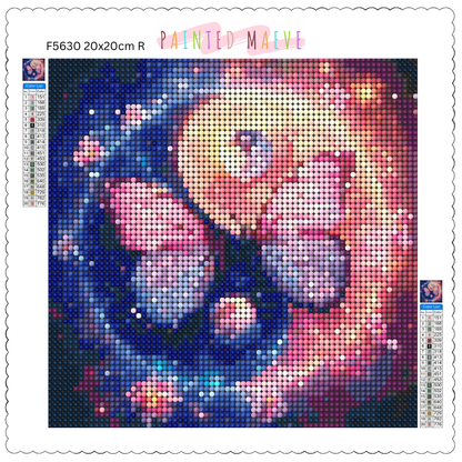 Cosmic Yin Yang Harmony: Diamond Painting Collection