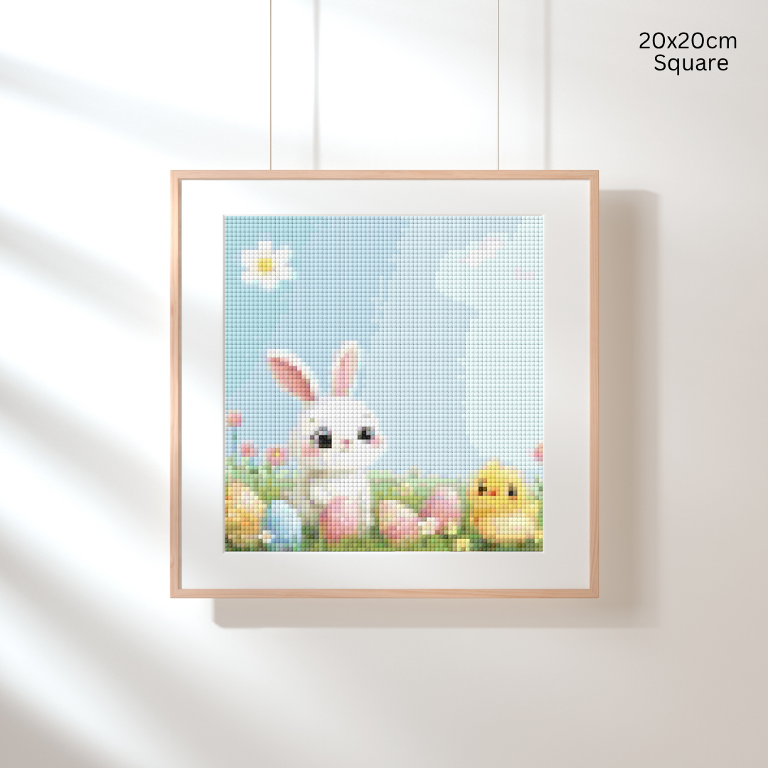 Bunny and Peep: Diamond Painting Easter Collection