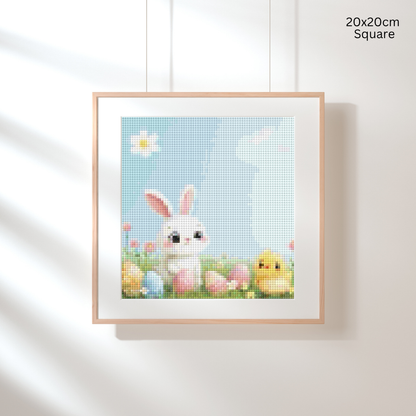 Bunny and Peep: Diamond Painting Easter Collection