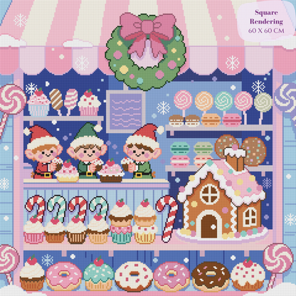 Elf Sweetery Hand-Rendered Diamond Painting