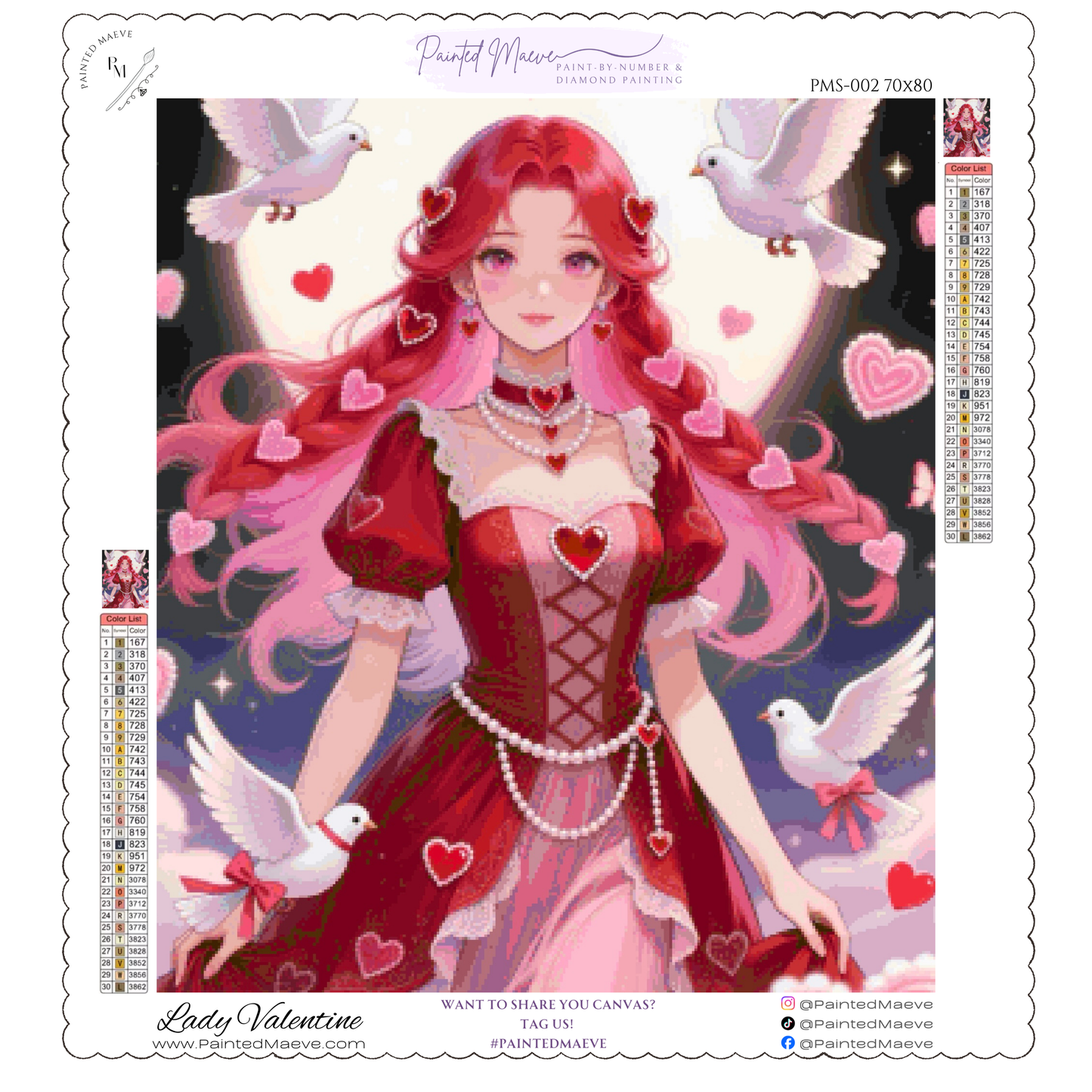 Lady Valentine: Diamond Painting Valentine Collection
