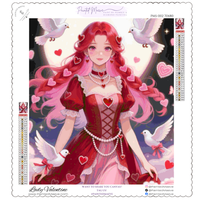 Lady Valentine: Diamond Painting Valentine Collection