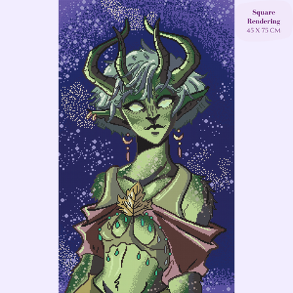 Faun Hand-Rendered Diamond Painting
