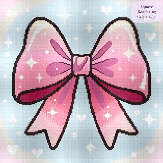 Maeve's Ribbon Hand-Rendered Diamond Painting
