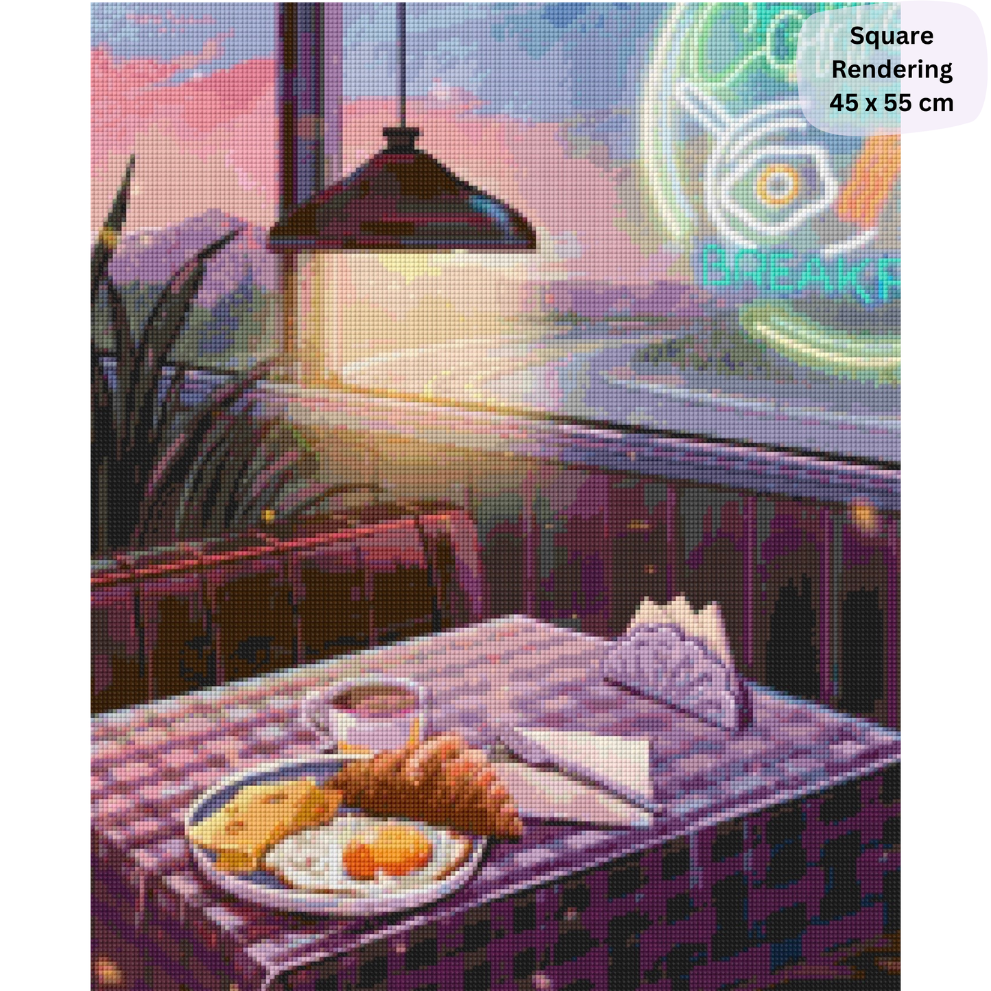 Sunrise Diner: Diamond Painting