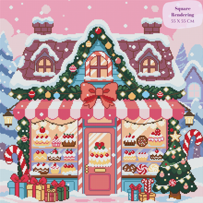 Frosted Sweets Bakery Hand-Rendered Diamond Painting