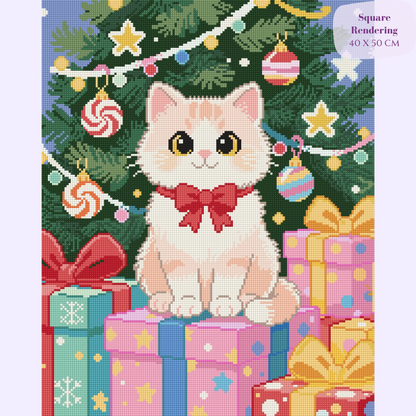 Purfect Christmas Hand-Rendered Diamond Painting