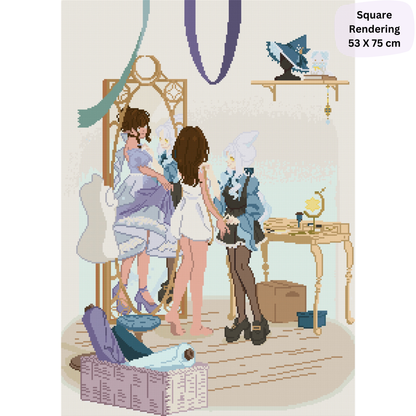 Celeste's Boutique: Hand-Rendered Diamond Painting