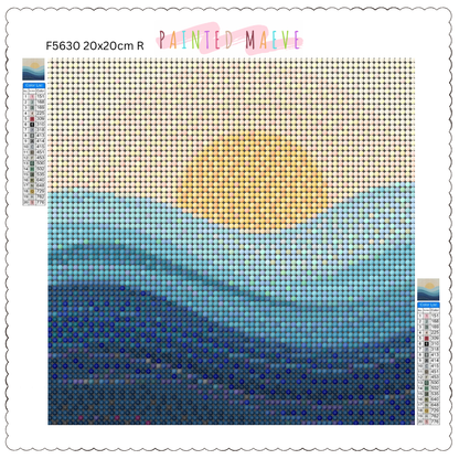 Sunny Horizon: MINI Diamond Painting Collection