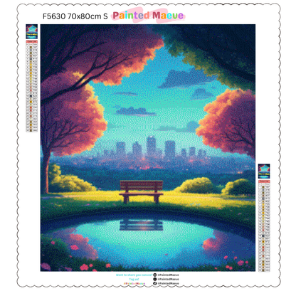 Evening in the Park: Diamond Painting Collection